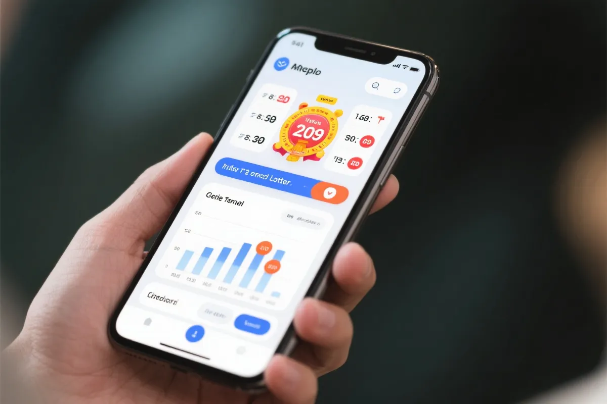 开奖助手App 界面示意图