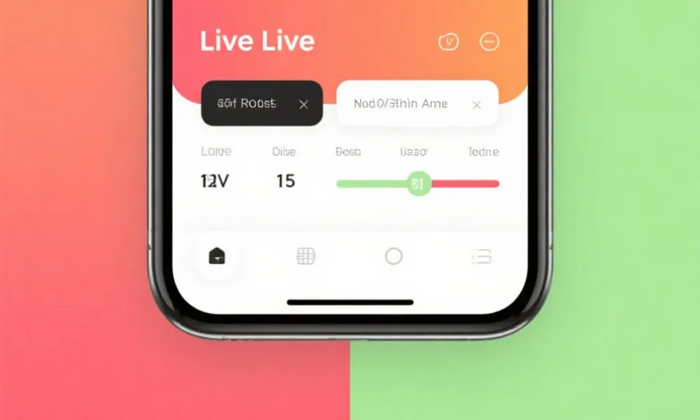 移动端界面示意